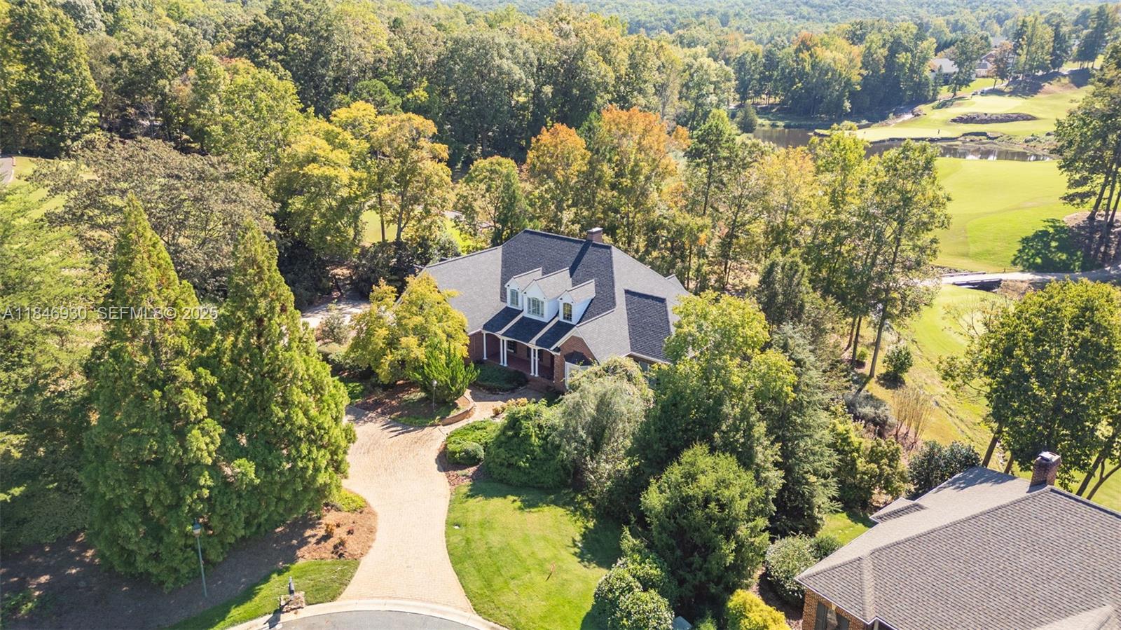 2579 Grey Rabbit Run Asheboro, NC 27205 - Photo 58 of 72 aerial view of a house with swimming pool and sitting space