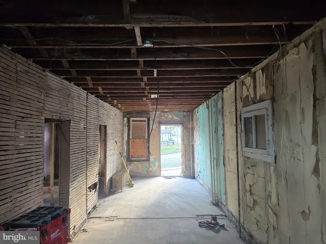 a view of a porch door