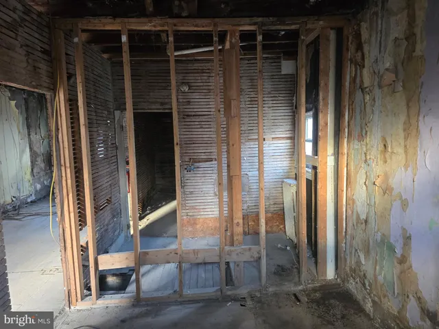 a close view of water heater room