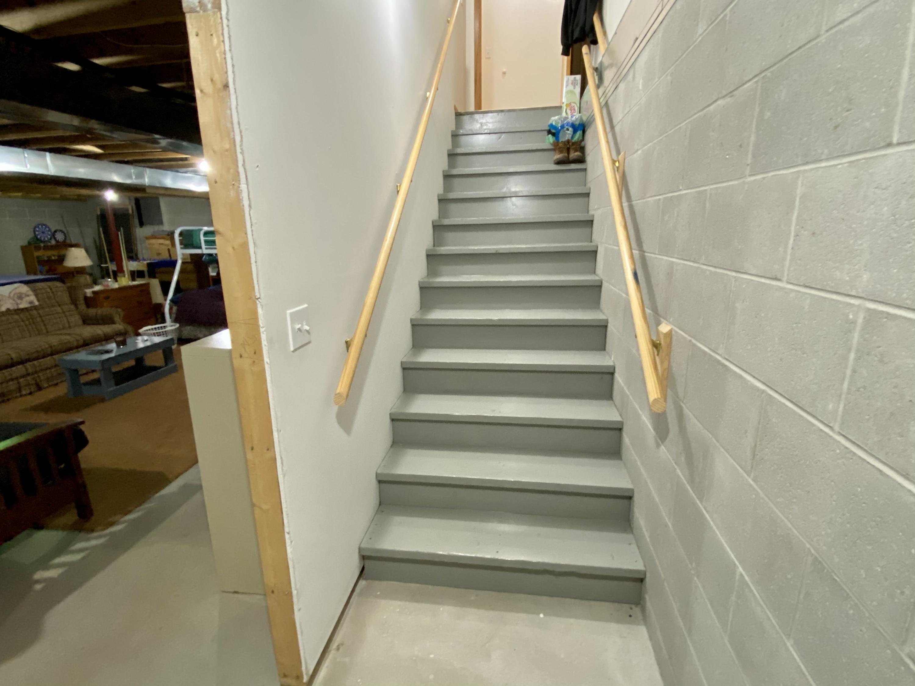 3417 Lakeshore Road Manistee, MI 49660 - Photo 18 of 35 Easy stairs to full basement