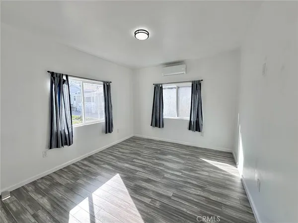 a view of a room that has a window