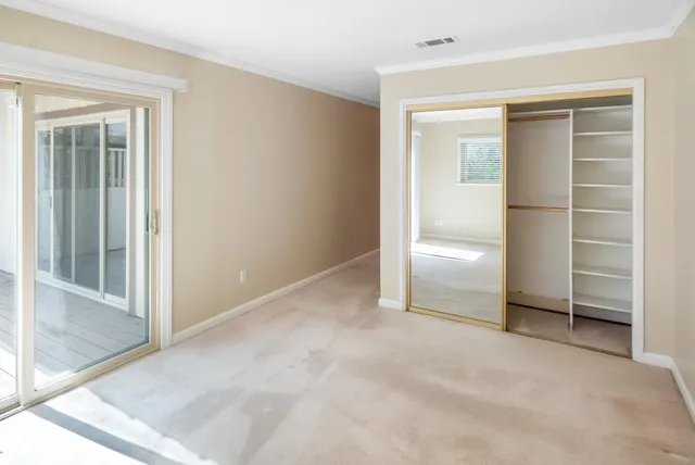 a view of a house with a balcony
