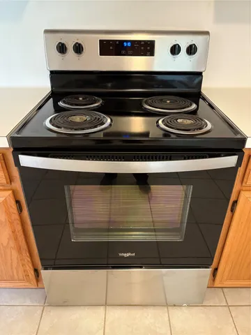 a close view of stove top oven