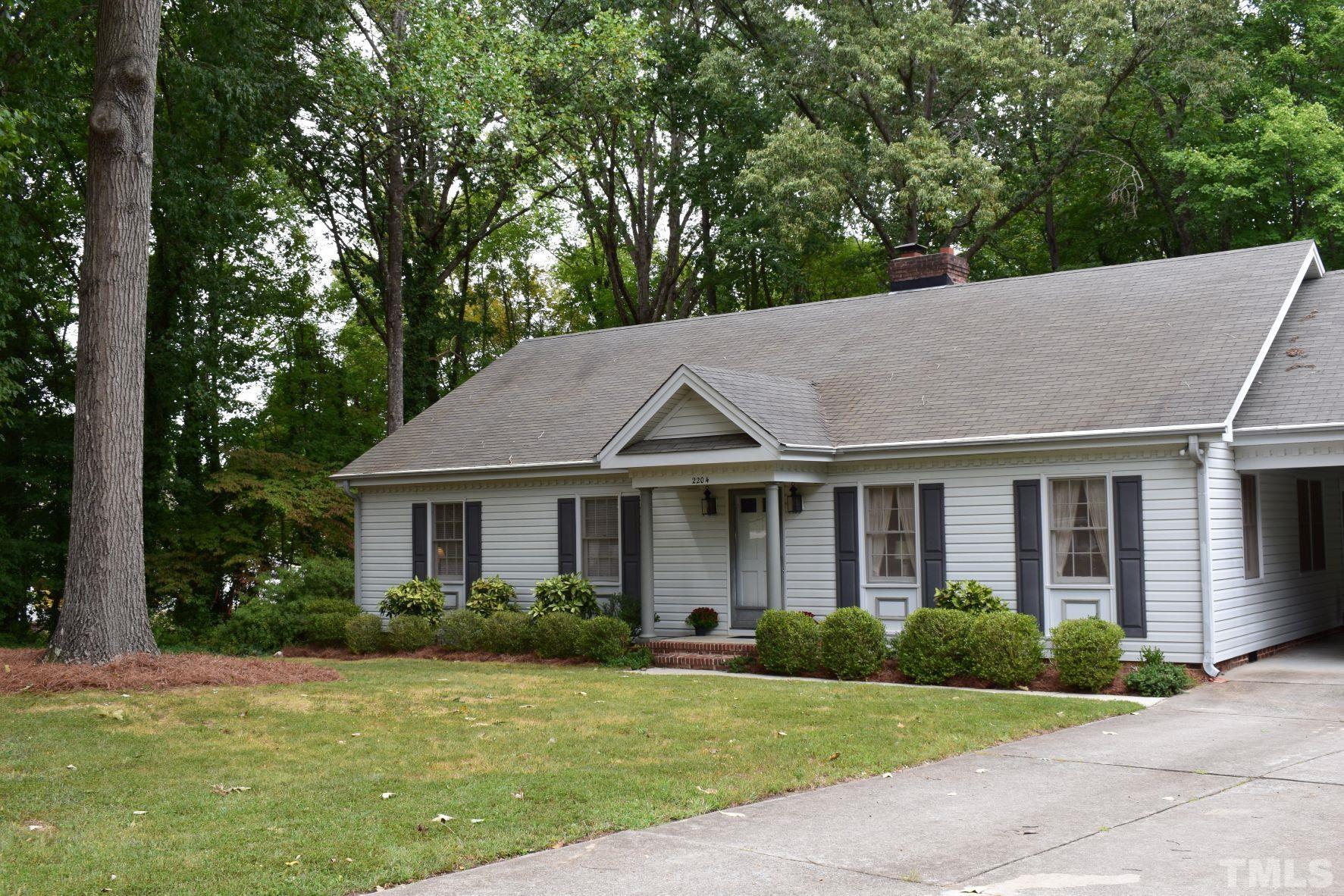 Ranch style home with partially finished 2nd floor.