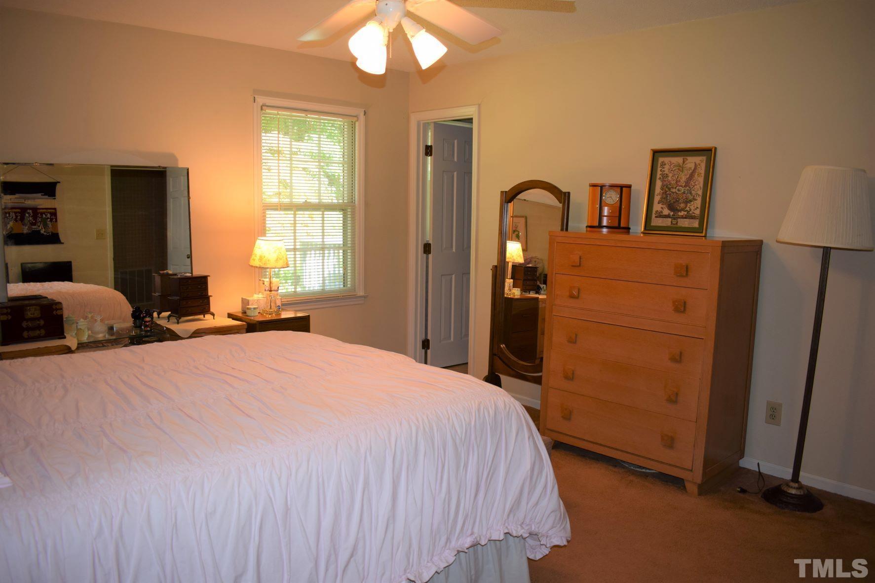 2204 Rangecrest Road Raleigh, NC 27612 - Photo 16 of 28 Master Bedroom with back yard views