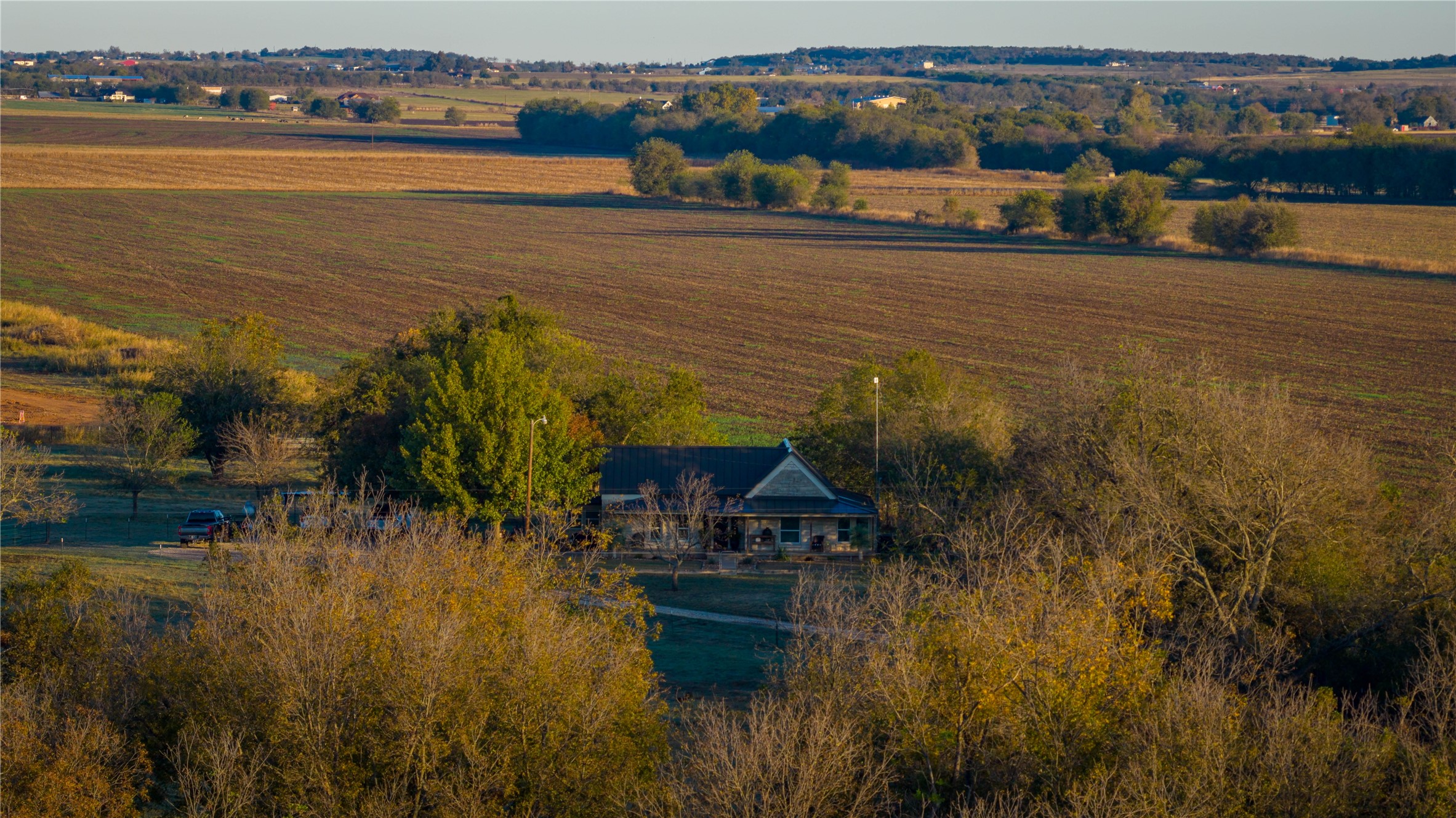 8323 East State Highway 29 Georgetown, TX 78626 - Photo 36 of 39 a aerial view of a house with a lake view