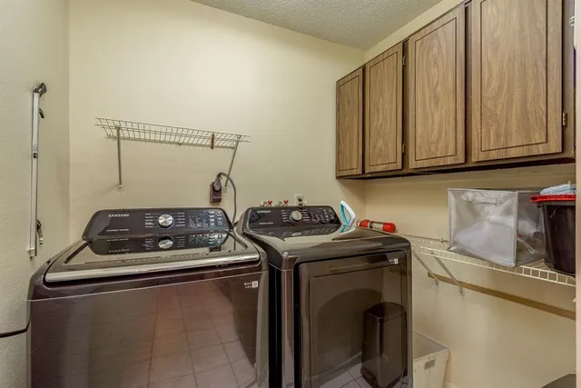 a room with storage and utility