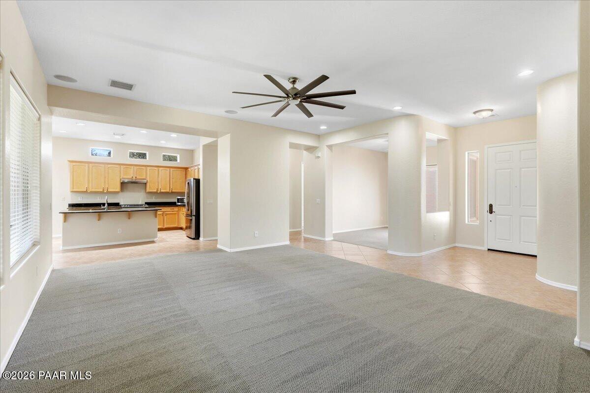 7437 East Beaver Valley Road Prescott Valley, AZ 86314 - Photo 13 of 48 13-Living Room to Kitchen