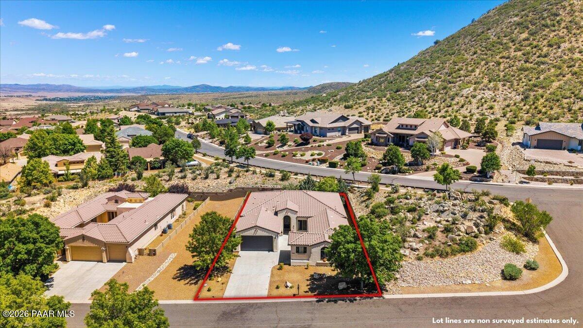 7437 East Beaver Valley Road Prescott Valley, AZ 86314 - Photo 44 of 48 44-Aerial View N