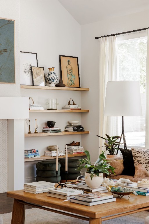 120 Hollytree Court Georgetown, TX 78628 - Photo 8 of 40 a living room with hard wood cabinets and a wooden floor
