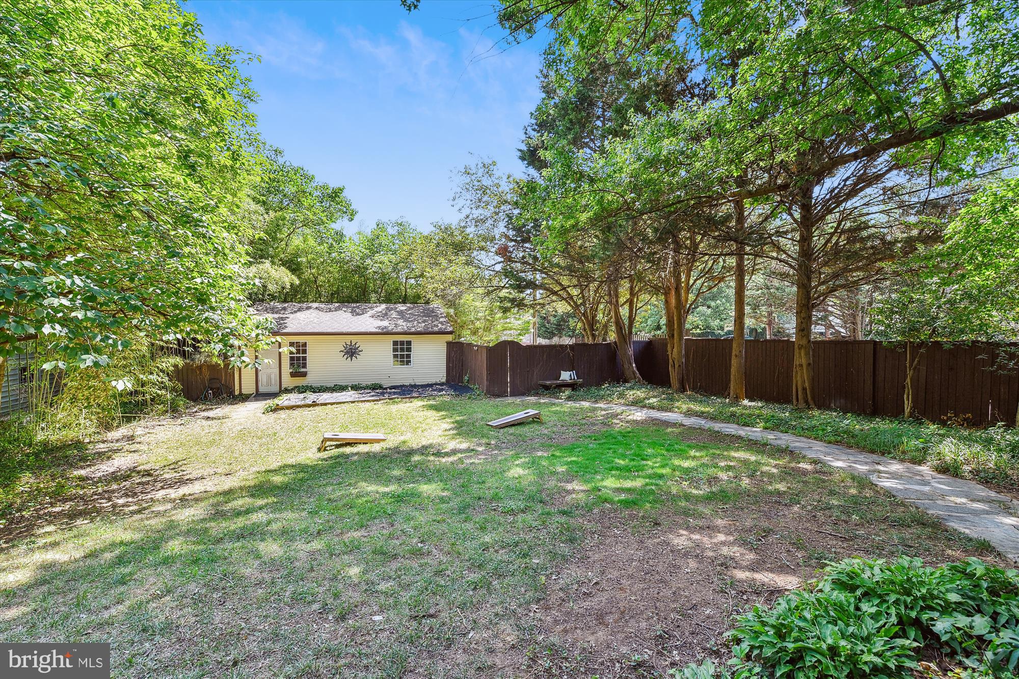 201 Cedarcroft Road Baltimore, MD 21212 - Photo 60 of 88 View of the backyard and access to detached garage