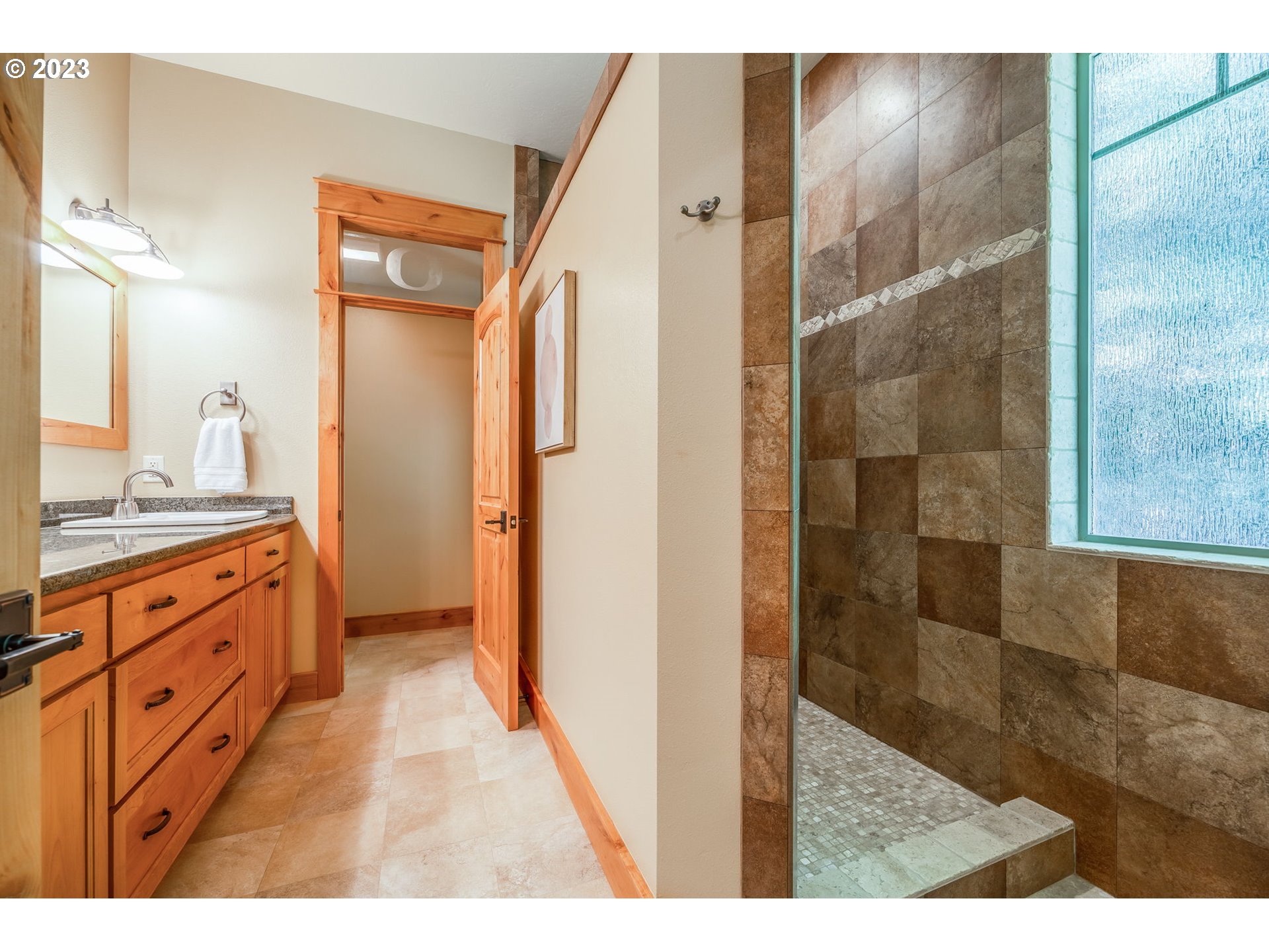 40091 Deerhorn Road Springfield, OR 97478 - Photo 34 of 46 a bathroom with a sink and a mirror