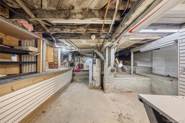 a view of a storage room