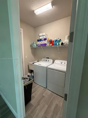 a room with storage and utility