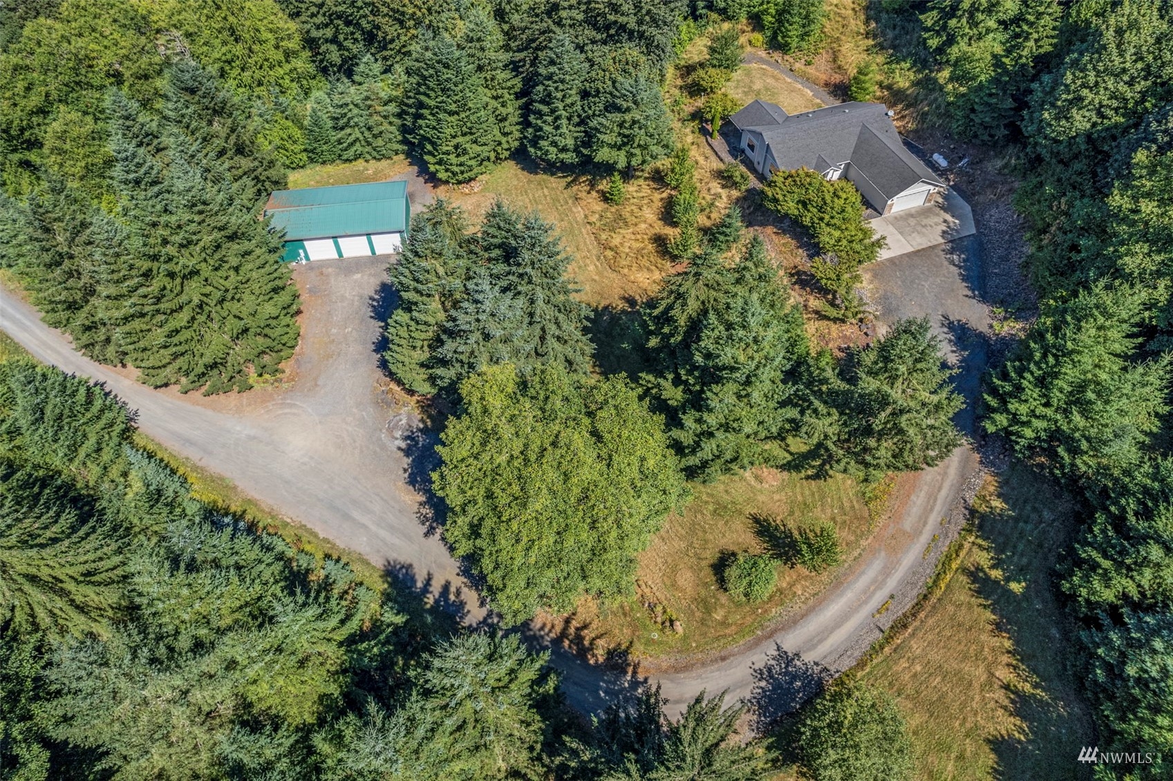 241 Puma Road Longview, WA 98632 - Photo 24 of 24 an aerial view of a house with a yard