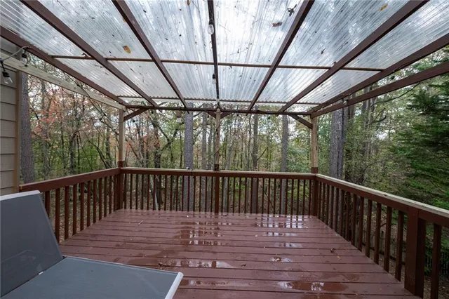 a view of a building with a street