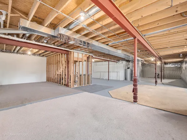a view of a garage