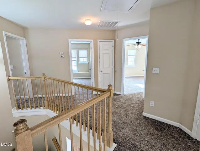 a view of an entryway with staircase