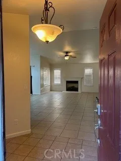 a view of a livingroom with a staircase
