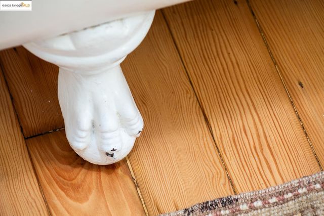 a bathroom with a tub