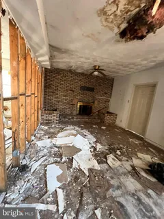 a view of a hallway with a outdoor space