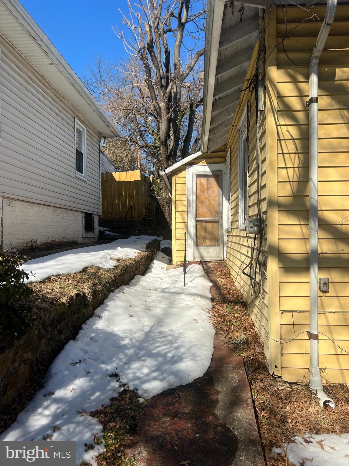 4530 Dix Street Northeast Washington, DC 20019 - Photo 21 of 23 a view of a backyard with large trees