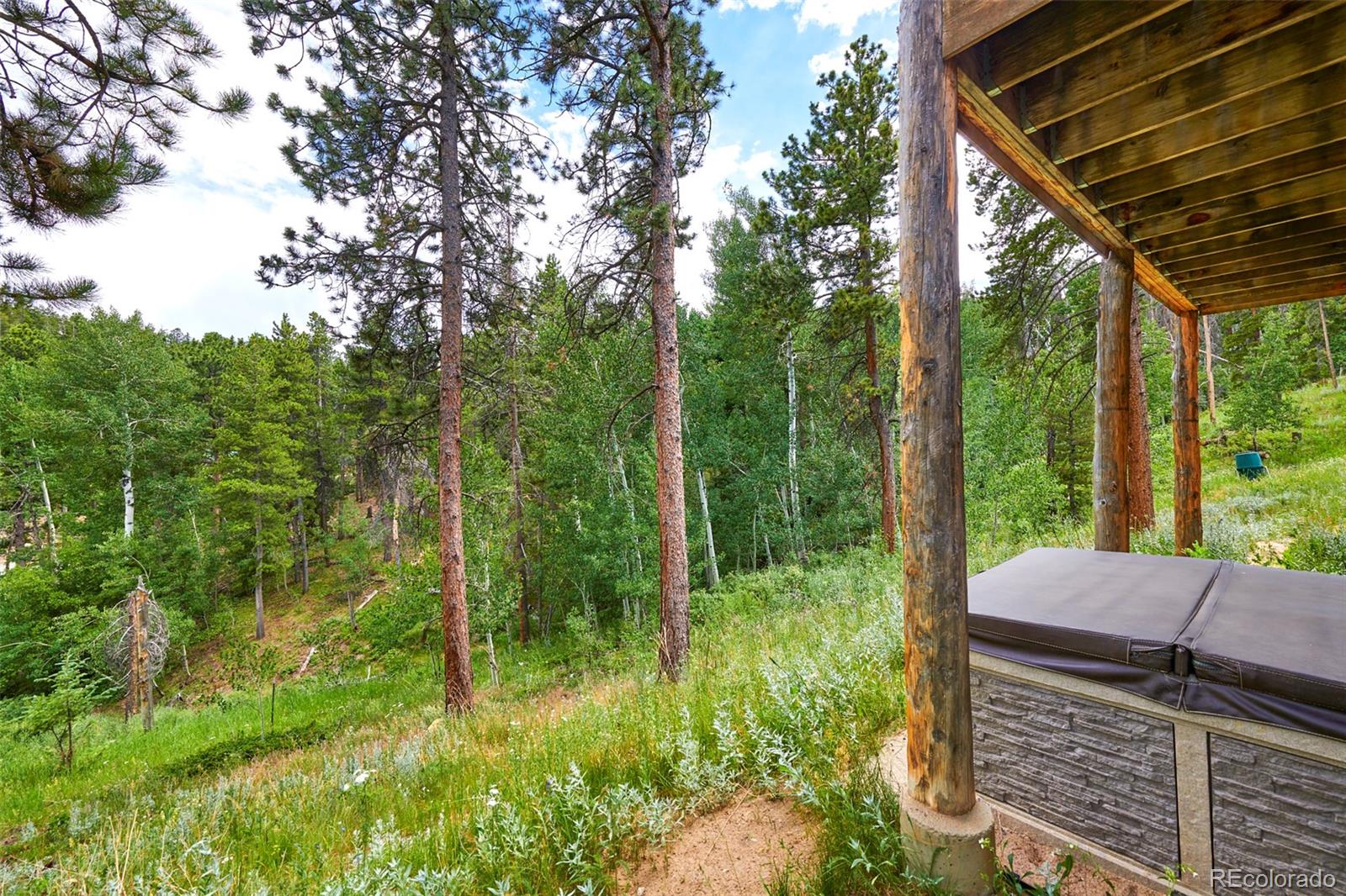 11838 Ridge Road Golden, CO 80403 - Photo 24 of 35 a view of a backyard with garden