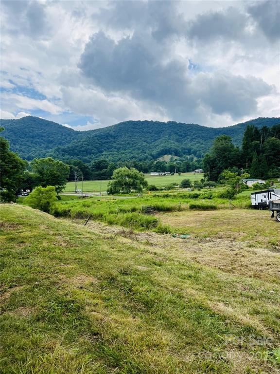 14 Fox Run Road Canton, NC 28716 - Photo 5 of 23 a view of a grassy area with mountains and a houses