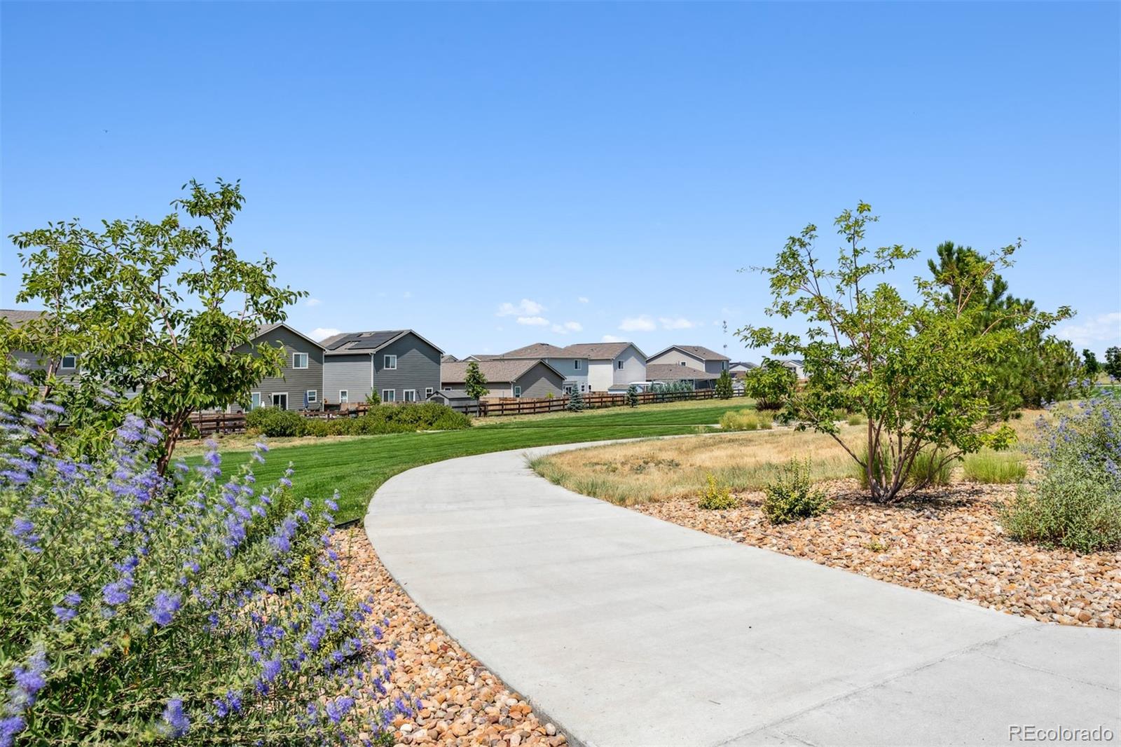 7416 Poudre Street Frederick, CO 80530 - Photo 21 of 30 a view of a garden with a houses