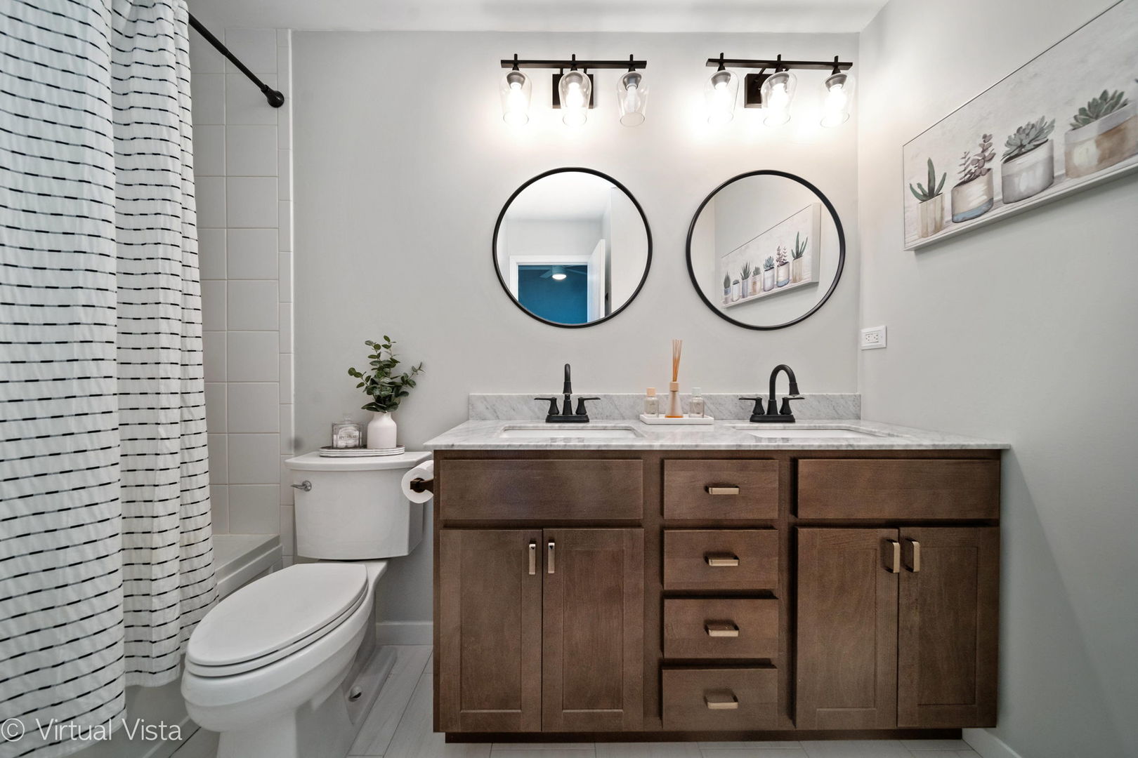 6367 Banburry Road, Unit 6367 Downers Grove, IL 60516 - Photo 11 of 20 a bathroom with a toilet a sink and a mirror