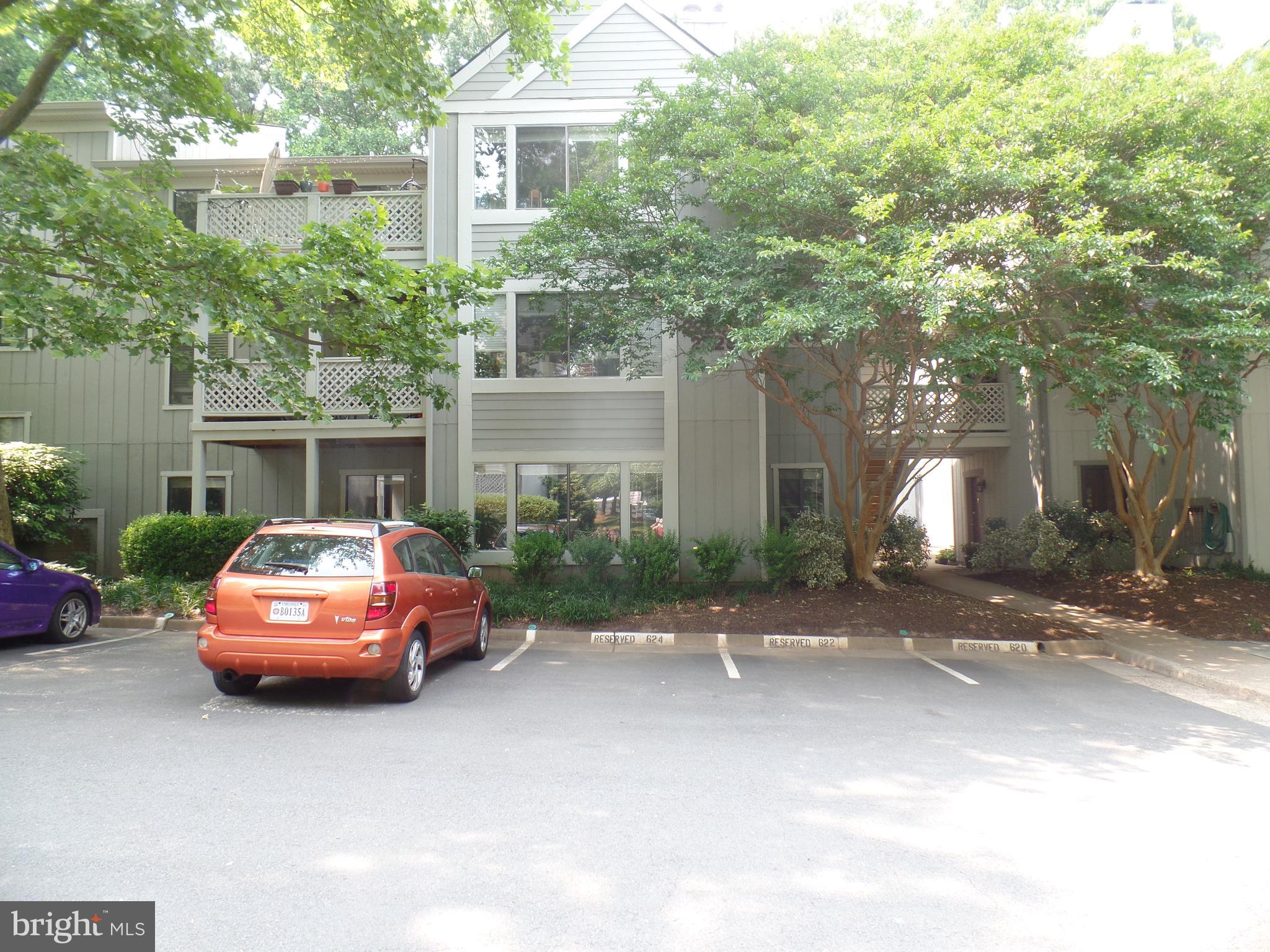 a car parked in front of a house