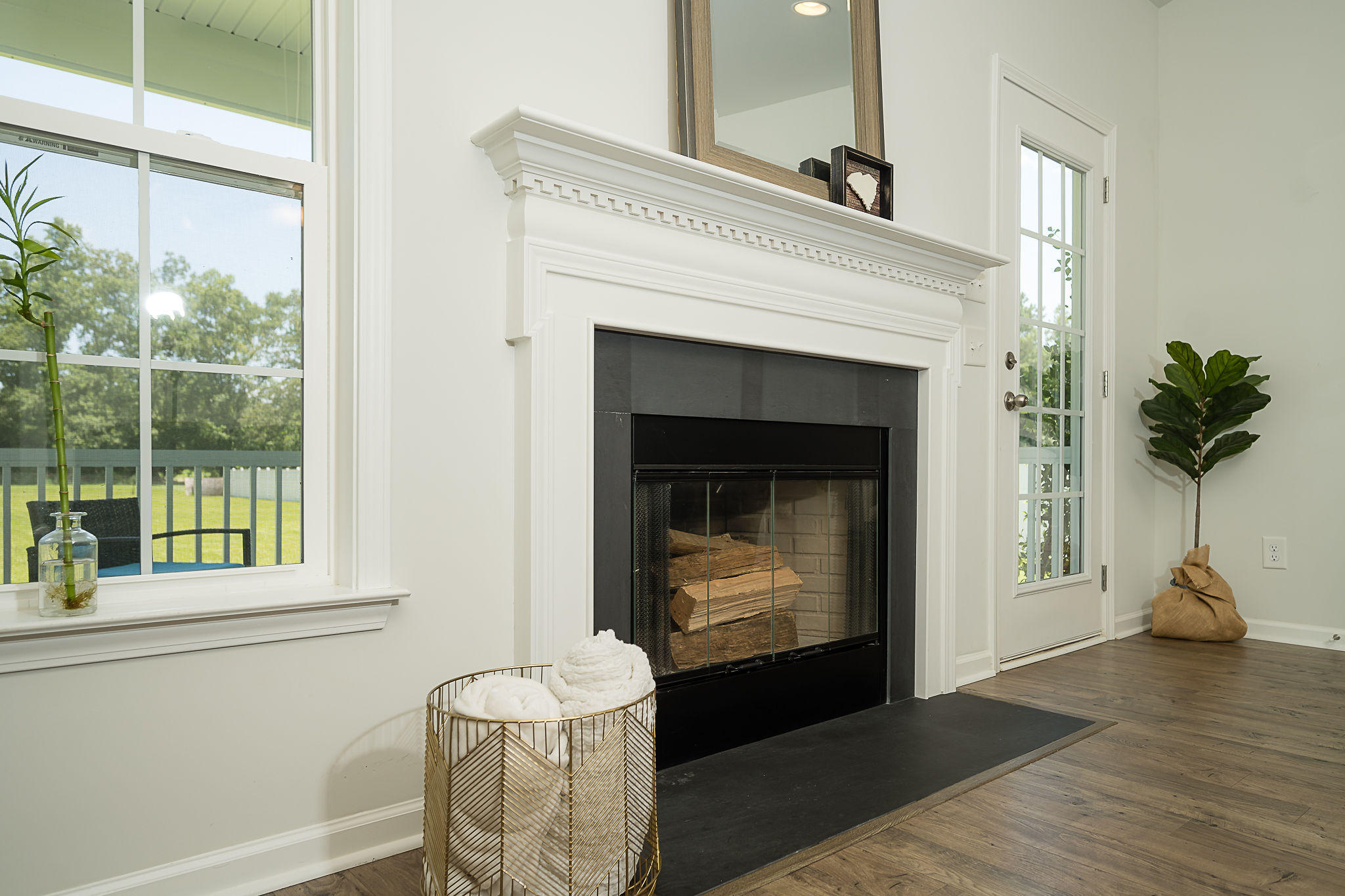 143 Hill Branch Road Ridgeville, SC 29472 - Photo 8 of 37 Wood Buring Fireplace
