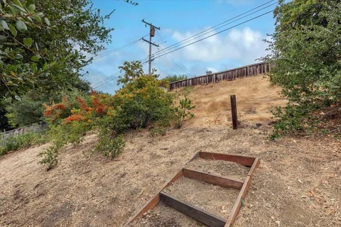 a view of a back yard