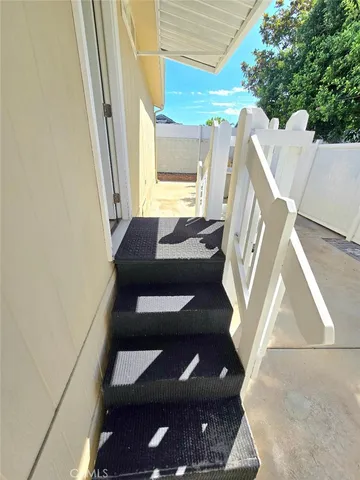 a view of a backyard with a stove