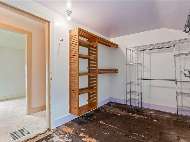 a view of a house with a hallway