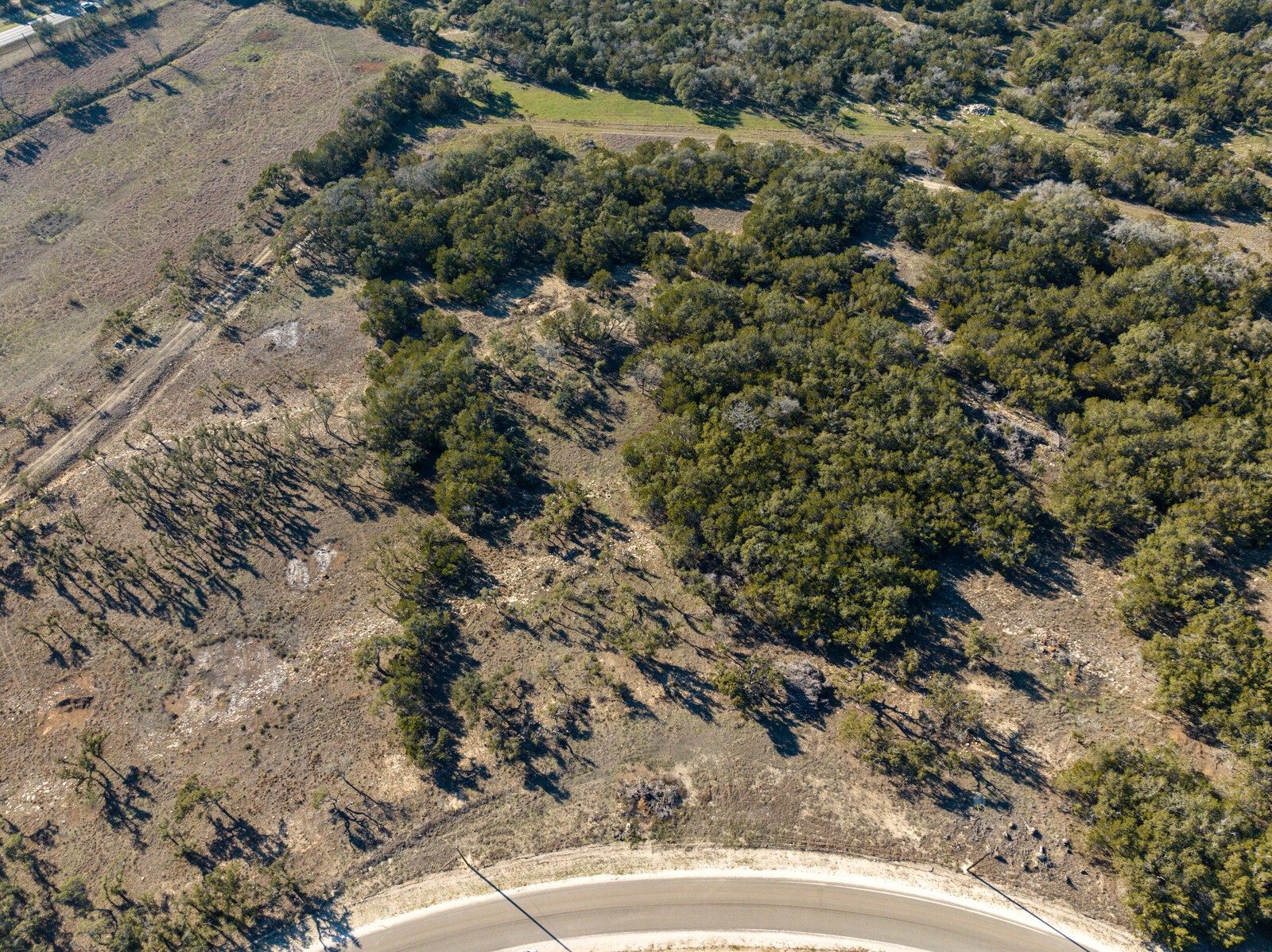 642 Windmill Ridge Drive Blanco, TX 78606 - Photo 24 of 29 an aerial view of house with yard