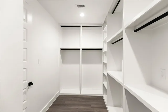 a view of walk in closet