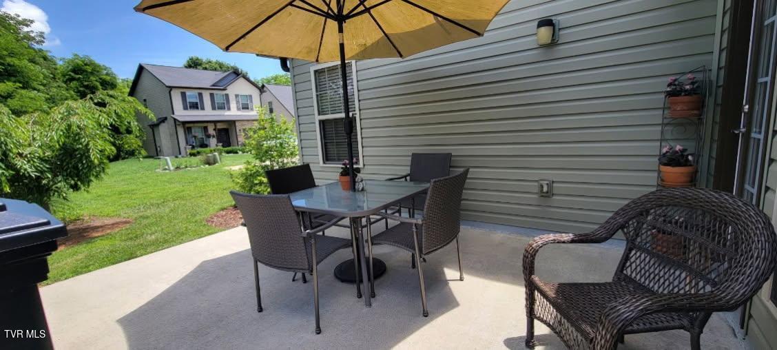 687 Suffolk Road Johnson City, TN 37615 - Photo 21 of 25 Patio from Sunroom