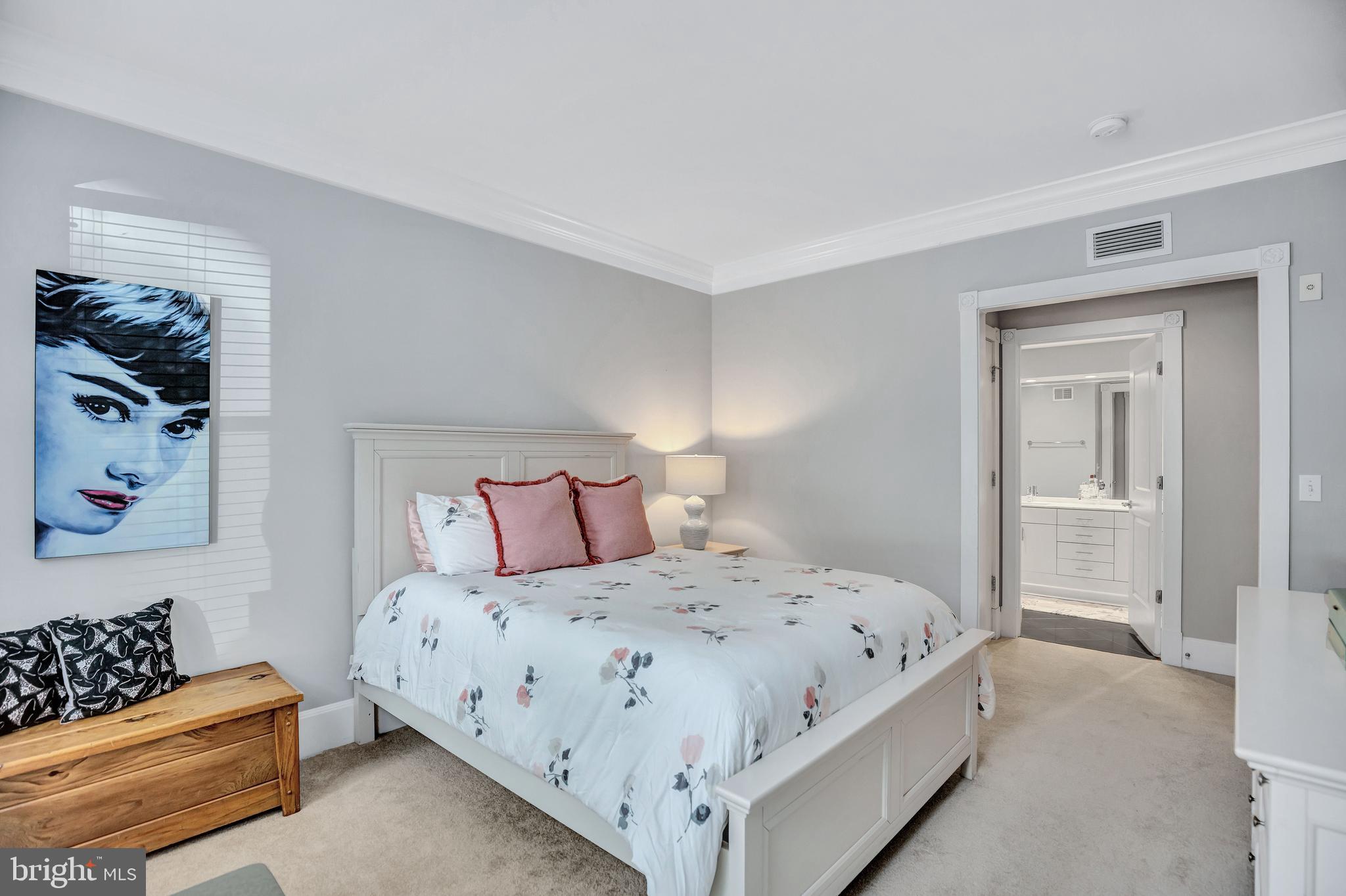 910 Powhatan Street, Unit 104N Alexandria, VA 22314 - Photo 20 of 60 a bedroom with a bed and a couch