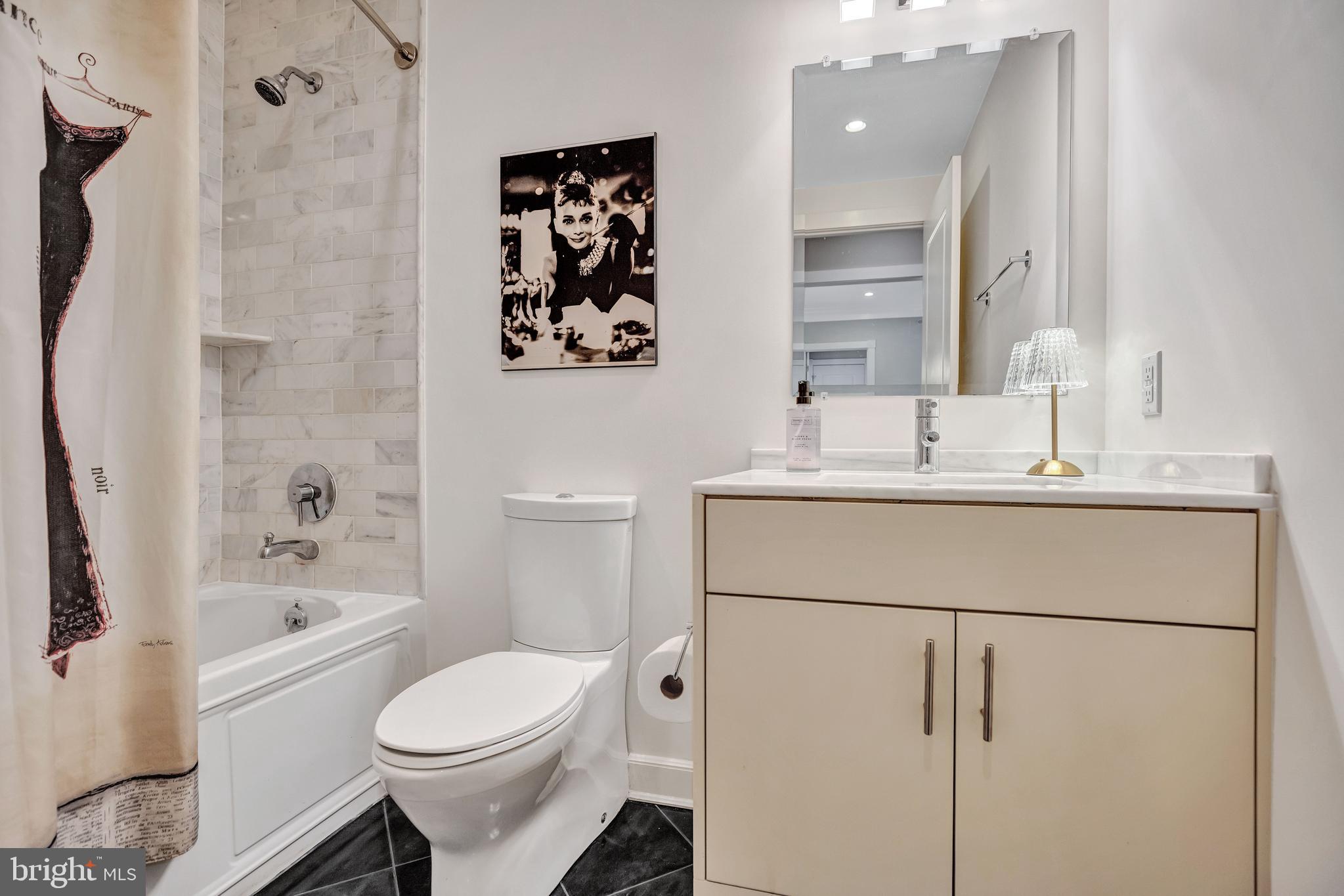 910 Powhatan Street, Unit 104N Alexandria, VA 22314 - Photo 6 of 60 a bathroom with a sink toilet and shower