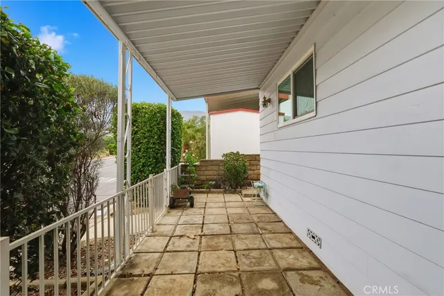 a view of front door