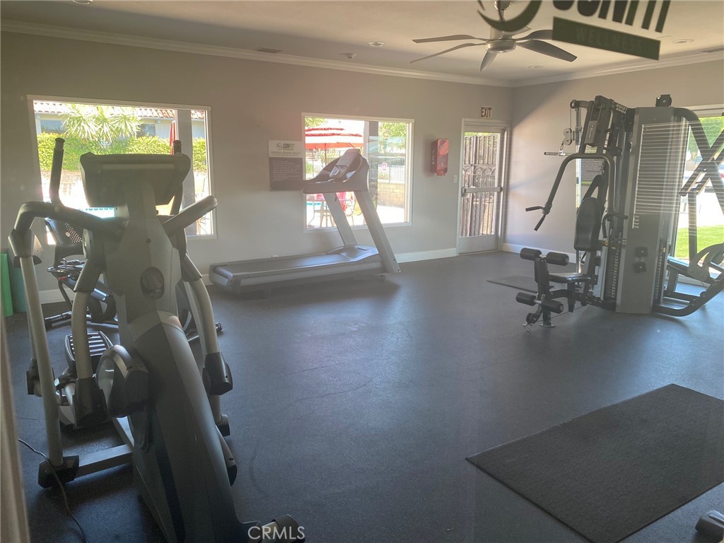 10210 Base Line Road, Unit 51 Alta Loma, CA 91701 - Photo 8 of 19 a view of a room with gym equipment