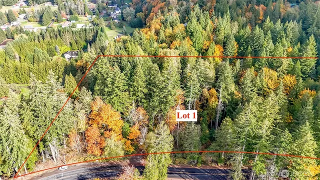 a view of residential houses with yard