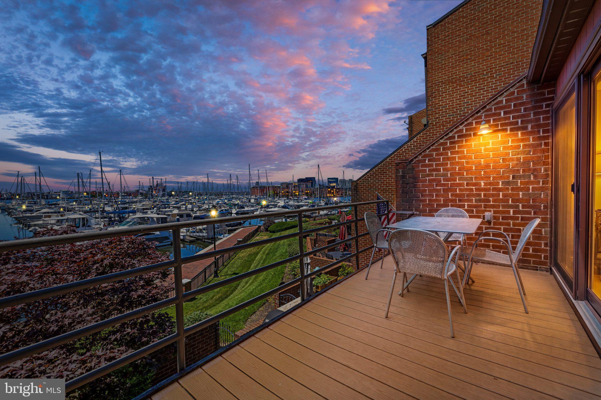 2439 Boston Street Baltimore, MD 21224 - Photo 4 of 78 Serene marina views at twilight.