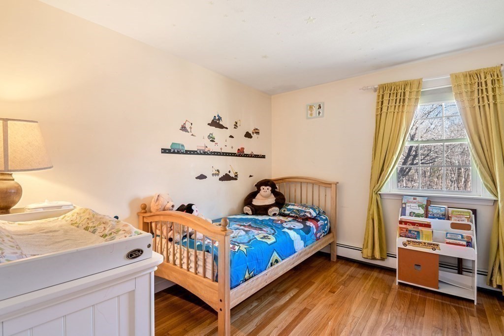 224 Oregon Road Ashland, MA 01721 - Photo 8 of 15 a bedroom with a bed and wooden floor