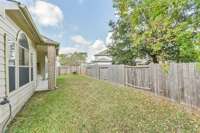 a room with a table and chairs