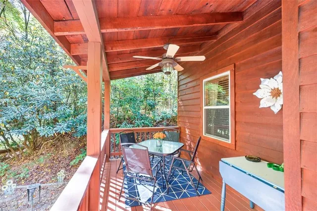a outdoor living space with furniture and garden view