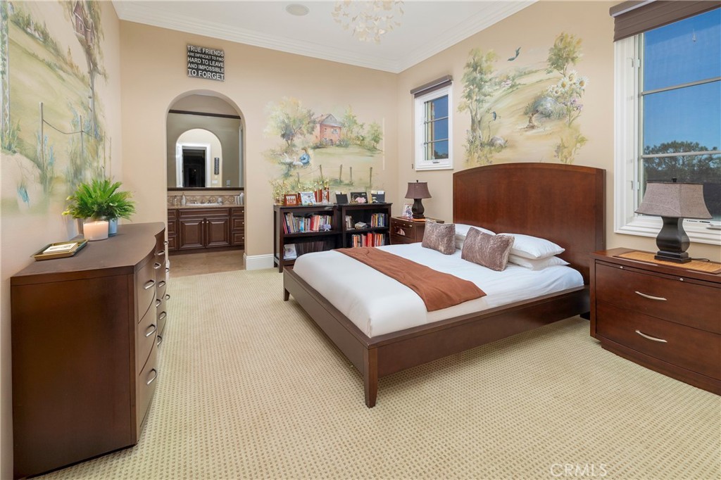 47 Vernal Irvine, CA 92603 - Photo 24 of 38 a bedroom with bed and a couch