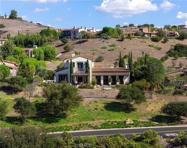 an aerial view of multiple houses