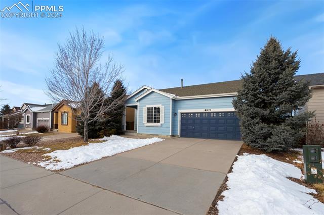 270 Avocet Loop Colorado Springs, CO 80921 - Photo 11 of 11 Single story home with a garage